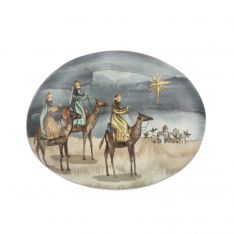 Ganz Watercolor Nativity Camels Stone