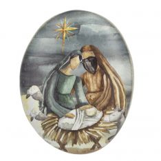 Ganz Watercolor Nativity With Baby Stone