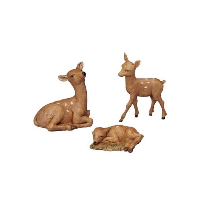 Fontanini Deer Family 3 Piece Set Nativity Figurine