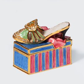 Department 56 Bejeweled Collection Shoe Jeweled Box