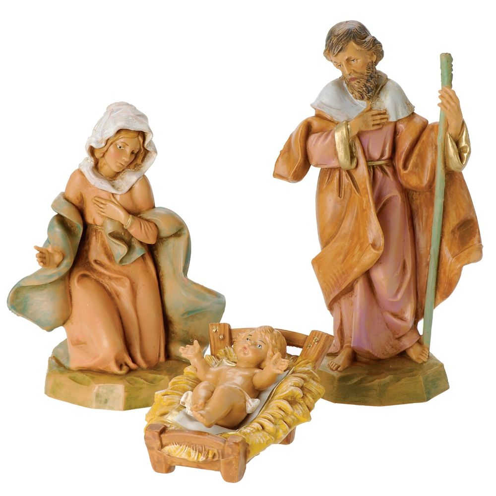 Fontanini Holy Family 3 Piece Set Nativity Figurines