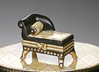 Mud Pie Tuscany Collection Chaise Treasure Box