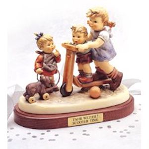 M I Hummel Collector's Club Exclusive Scooter Time Figurine