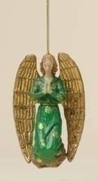 Roman Irish Praying Angel Ornament