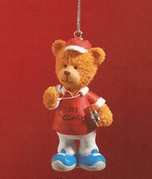 Russ Berrie Male Coach Hanging Ornament