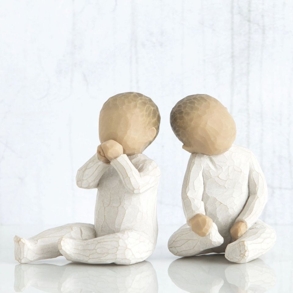 Fitzula's Gift Shop: Willow Tree Two Together New Baby Twins Figurine