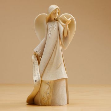 Foundations Monthly Birthstone Angels April Angel Figurine