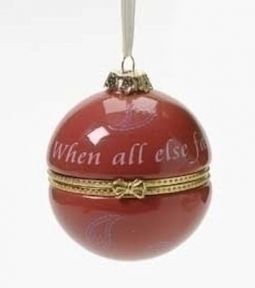 Roman Hide-A-Gift When All Else Fails Red Ornament