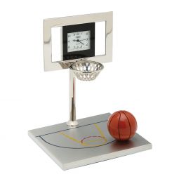 Sanis Enterprises Basketball Hoop Desk Clock