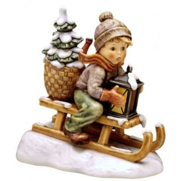 M I Hummel Ride Into Christmas Figurine