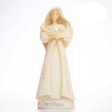 Foundations Support our Troops Mini Angel Figurine