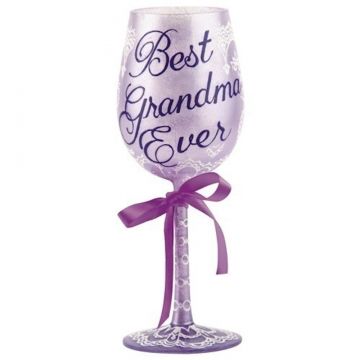 Lolita Best Grandma Ever Wine Glass