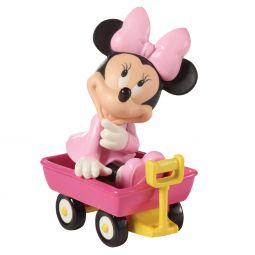 Precious Moments Disney Dreams And Wonder - Baby Minnie Mouse in Wagon