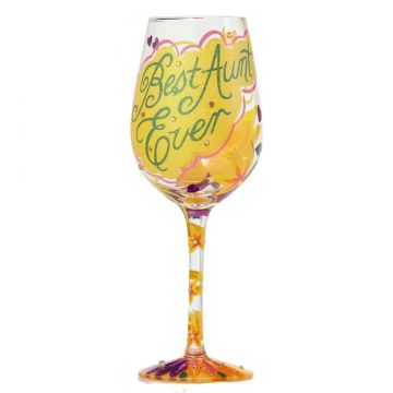 Lolita Best Aunt Ever Wine Glass