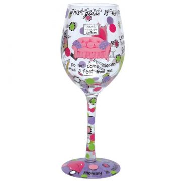 Lolita Mommy's Time Out Wine Glass