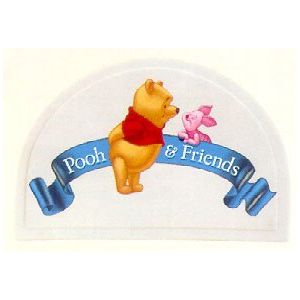 Pooh & Friends Standing Logo Plaque