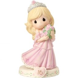 Precious Moments Growing In Grace Age 16 Blonde - Girl in Tiara