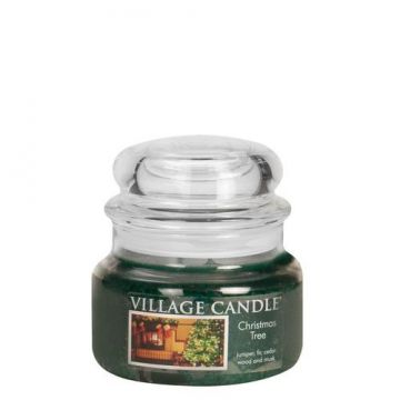 Village Candle Christmas Tree - Small Apothecary Candle