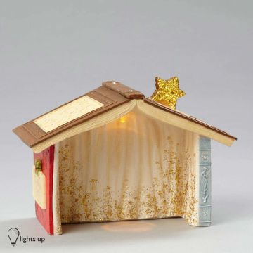 Tails with Heart Nativity Lighted Creche