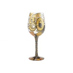 Lolita 50th Birthday Wine Glass