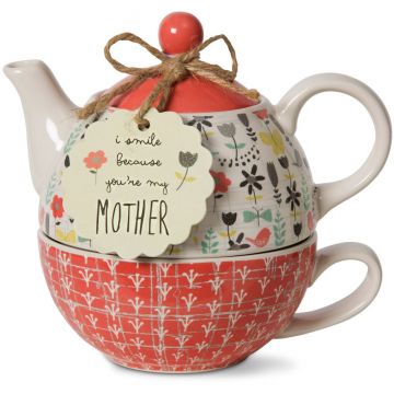 Pavilion Gift Bloom Mother - Teapot and Cup Combo