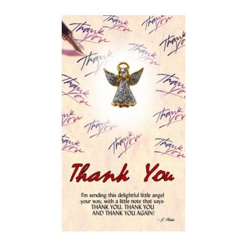 Thoughtful Little Angels Thank You Pin