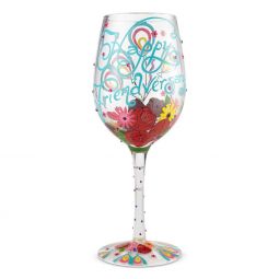 Lolita Happy Friendversary Wine Glass