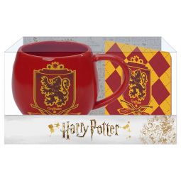 Our Name Is Mud Harry Potter Gryffindor Crest 12 oz Mug with Coaster