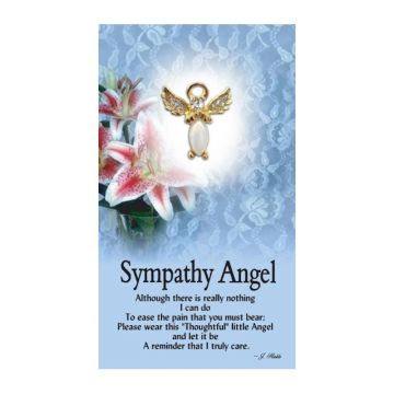 Thoughtful Little Angels Sympathy Angel Pin