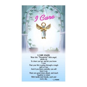 Thoughtful Little Angels I Care Angel Pin