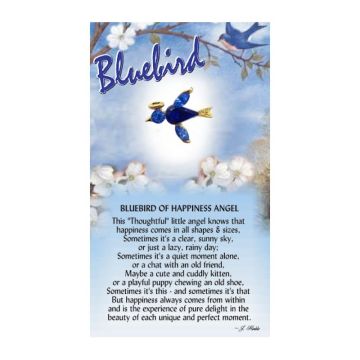 Thoughtful Little Angels Bluebird of Happiness Pin