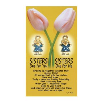 Thoughtful Little Angels Sisters Sisters Pins