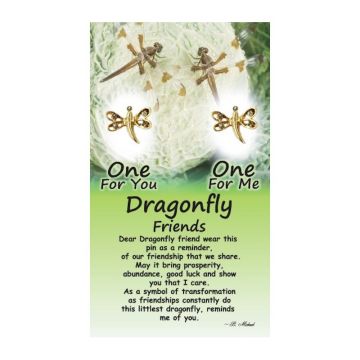 Thoughtful Little Angels Dragonfly Friends Pins