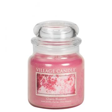 Village Candle Cherry Blossom - Medium Apothecary Candle