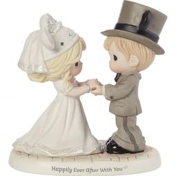 Precious Moments Disney Wedding Couple - Happily Ever After With You