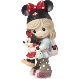 Precious Moments Disney Girl with Minnie Mouse - Disney Dreamer