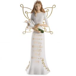 Pavilion Gift Butterfly Whispers Heaven - Angel Holding Calla Lilies