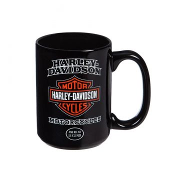 Evergreen Harley-Davidson American Legend Black Mug