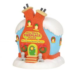 Department 56 Dr Seuss Flue Who's Fireplace Place Lighted Building