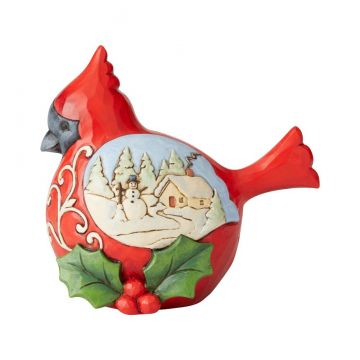 Heartwood Creek Winter's Joys - Pint Cardinal Figurine