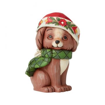 Heartwood Creek Mini Christmas Puppy Figurine
