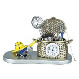 Sanis Enterprises Fishing Tackle Clock