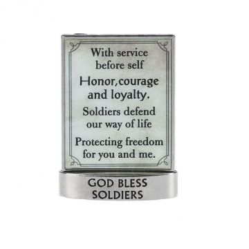 Ganz God Bless Those Who Serve Mini Figurine - Soldier