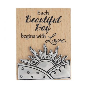 Ganz Each Beautiful Day Begins with Love Magnet Plaque