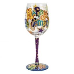 Lolita Happy Retirement Wine Glass