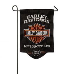 Harley-Davidson American Legend Sculpted Applique Garden Flag