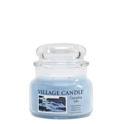 Village Candle Cascading Falls - Small Glass Lid Apothecary Candle