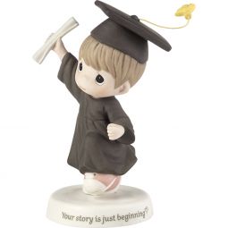 Precious Moments Your Story Is Just Beginning - Graduation Boy