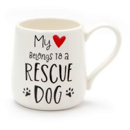 Our Name Is Mud Heart Rescue Dog Mug