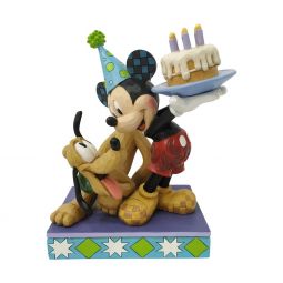 One Size Multicolored Precious Moments 201704 Disney Collectible Parade Pluto and Figaro Resin/Vinyl Figurine 